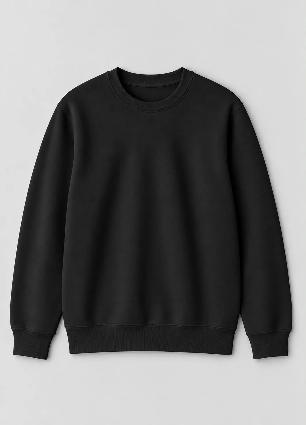 Essential Fleece Sweatshirt – Black