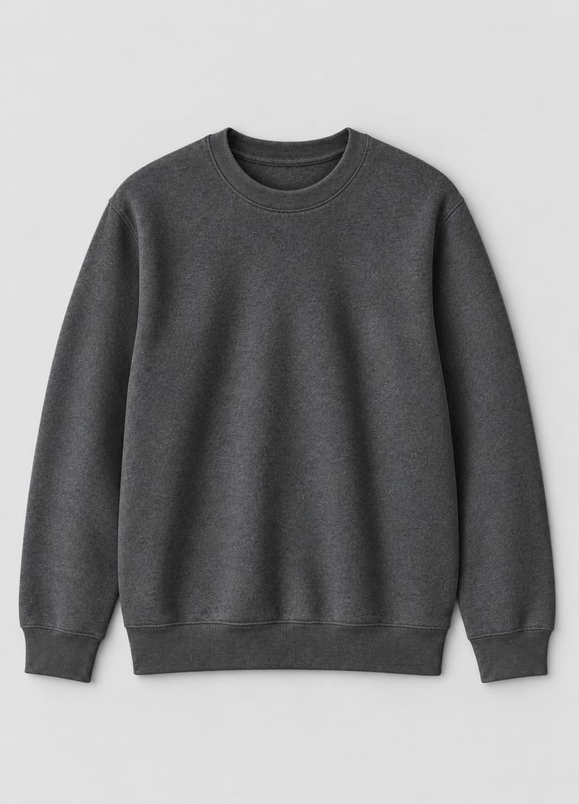 Essential Fleece Sweatshirt – Charcol