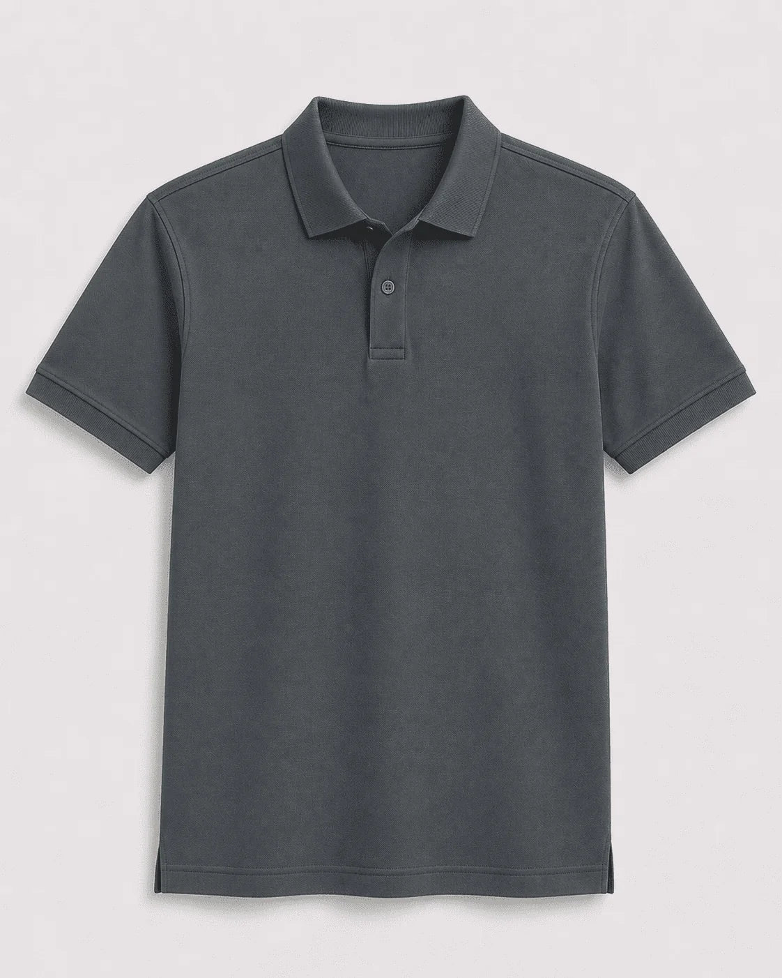 GS Signature Basic Polo Shirt - Dark- Grey