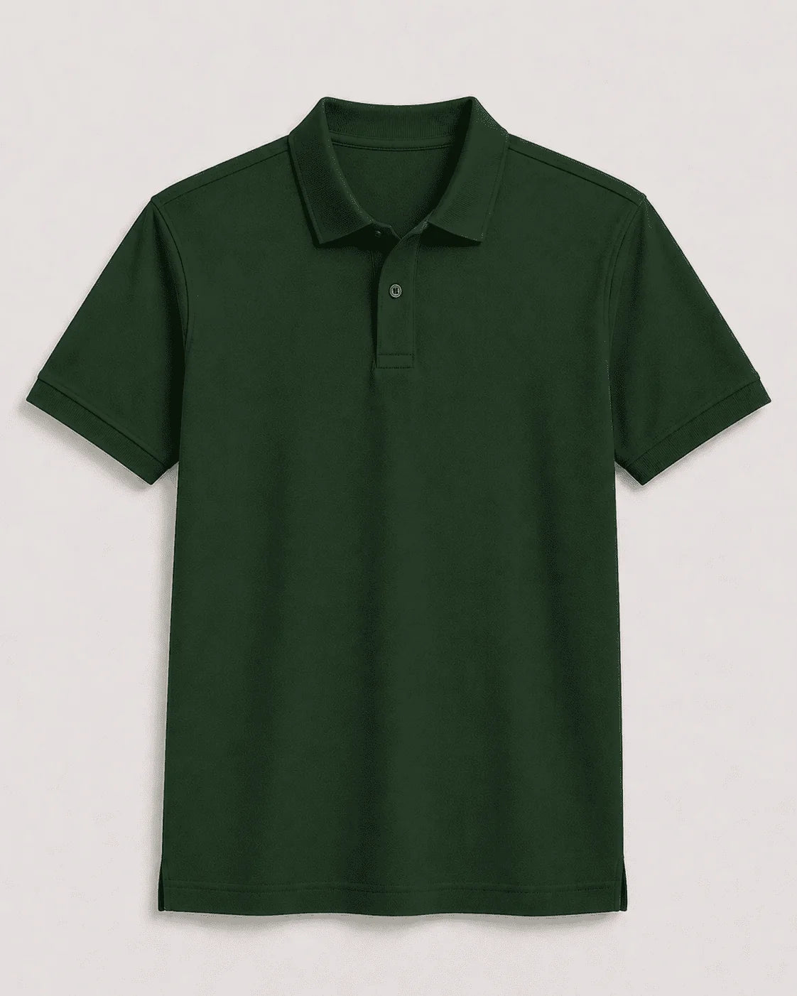 GS Signature Basic Polo Shirt - Heather- Midnight- Green