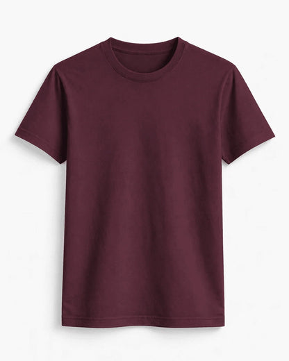 GS Signature Essential Cotton T-Shirt Maroon