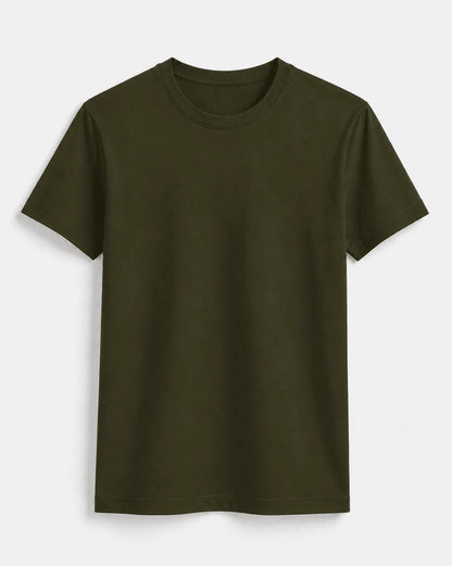 GS Signature Essential Cotton T-Shirt Olive Green
