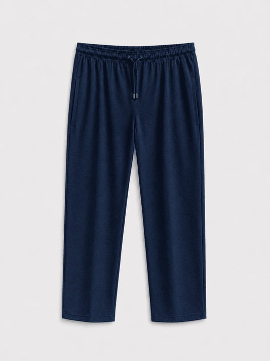 GS Signature Premium Relaxed-Fit Trouser - Navy- Blue