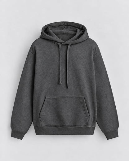 GS Signature Essential Fleece Hoodie – Charcol