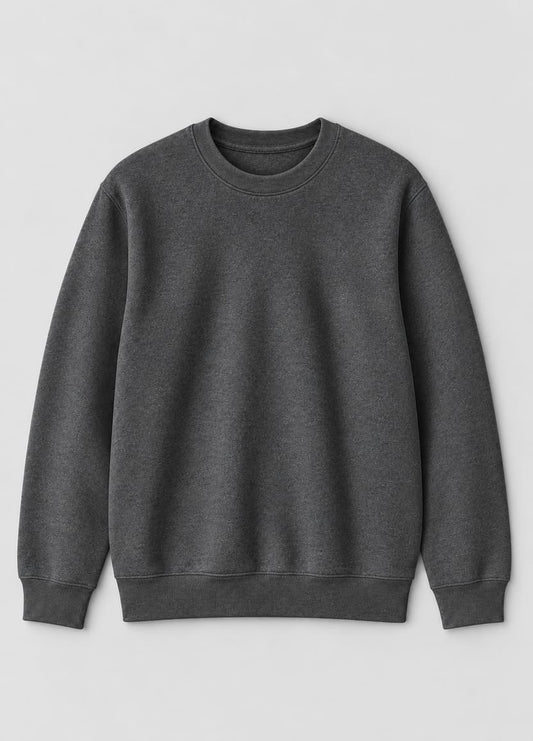 Essential Fleece Sweatshirt – Charcol