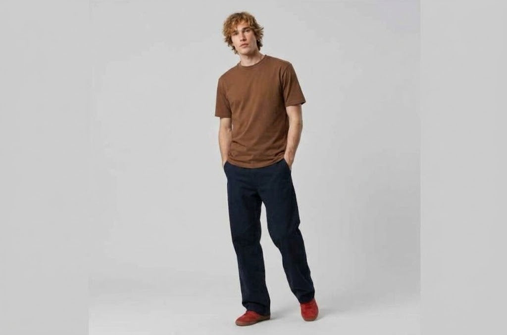 GS Signature Essential Cotton T-Shirt Brown